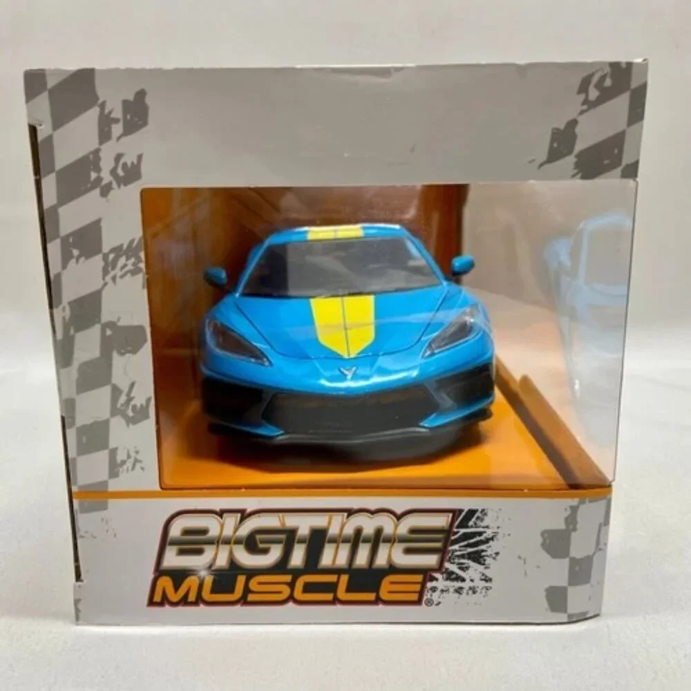 Jada 2022 Chevrolet C8 Corvette Stingray Drag Car 1/24 Light Blue Die-cast Model